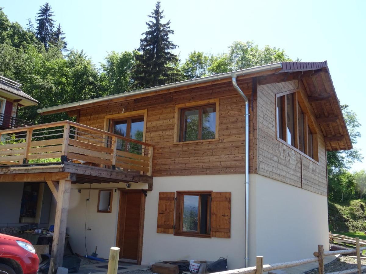 Chalet Neuf 6 Personnes Mont-Saxonnex Ngoại thất bức ảnh